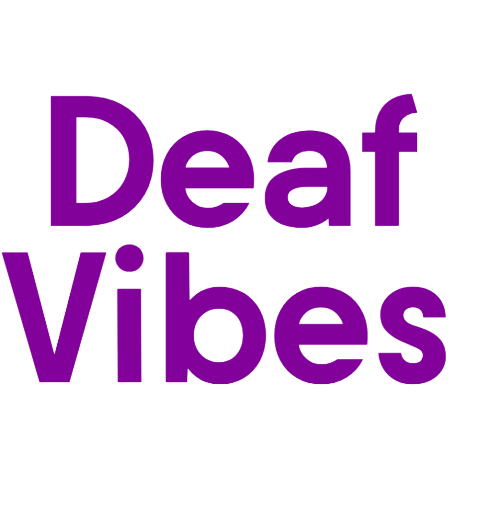 Deaf Vibes Transparent logo