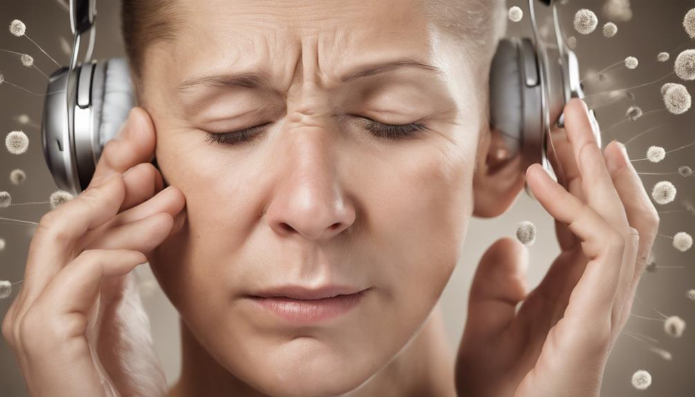 allergy induced hearing problems described