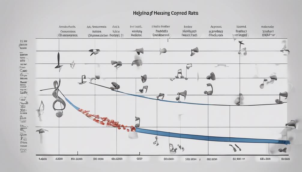 average rates for hearing