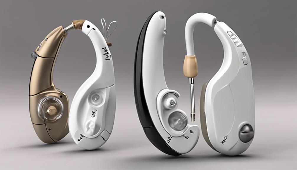 hearing aid options available