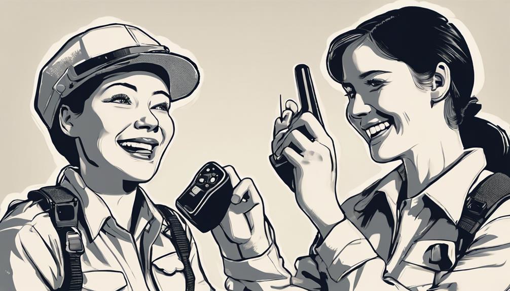 improving communication with walkie talkies