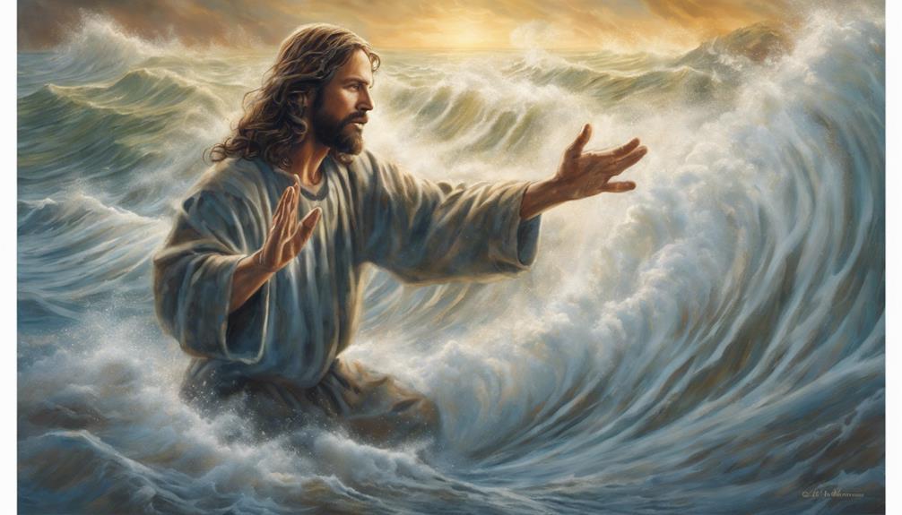 jesus calming the tempest