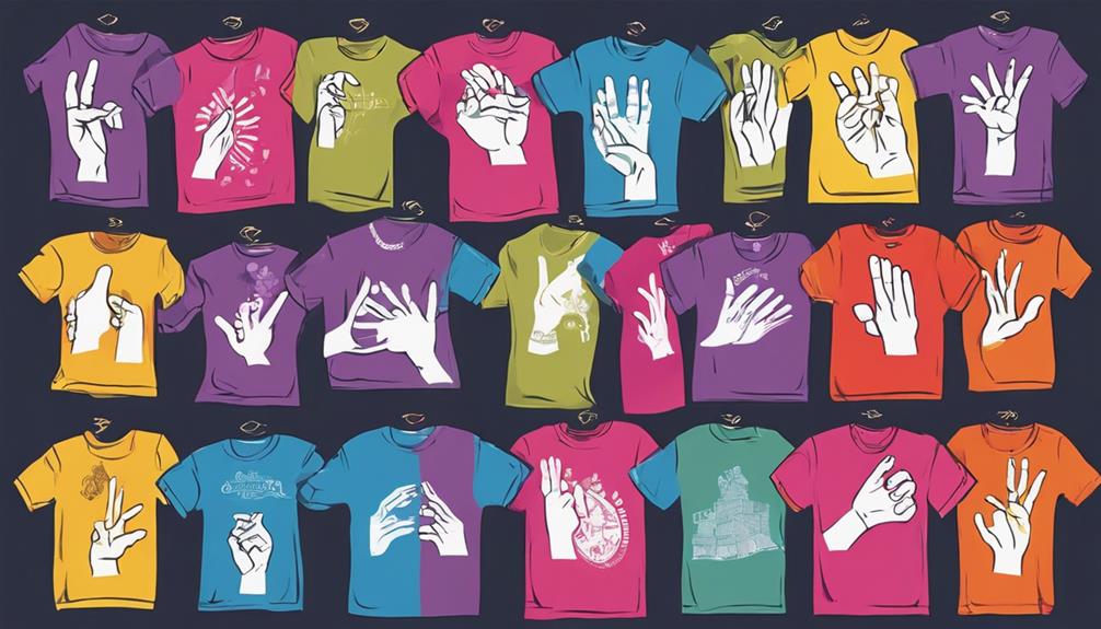 sign language shirt purpose