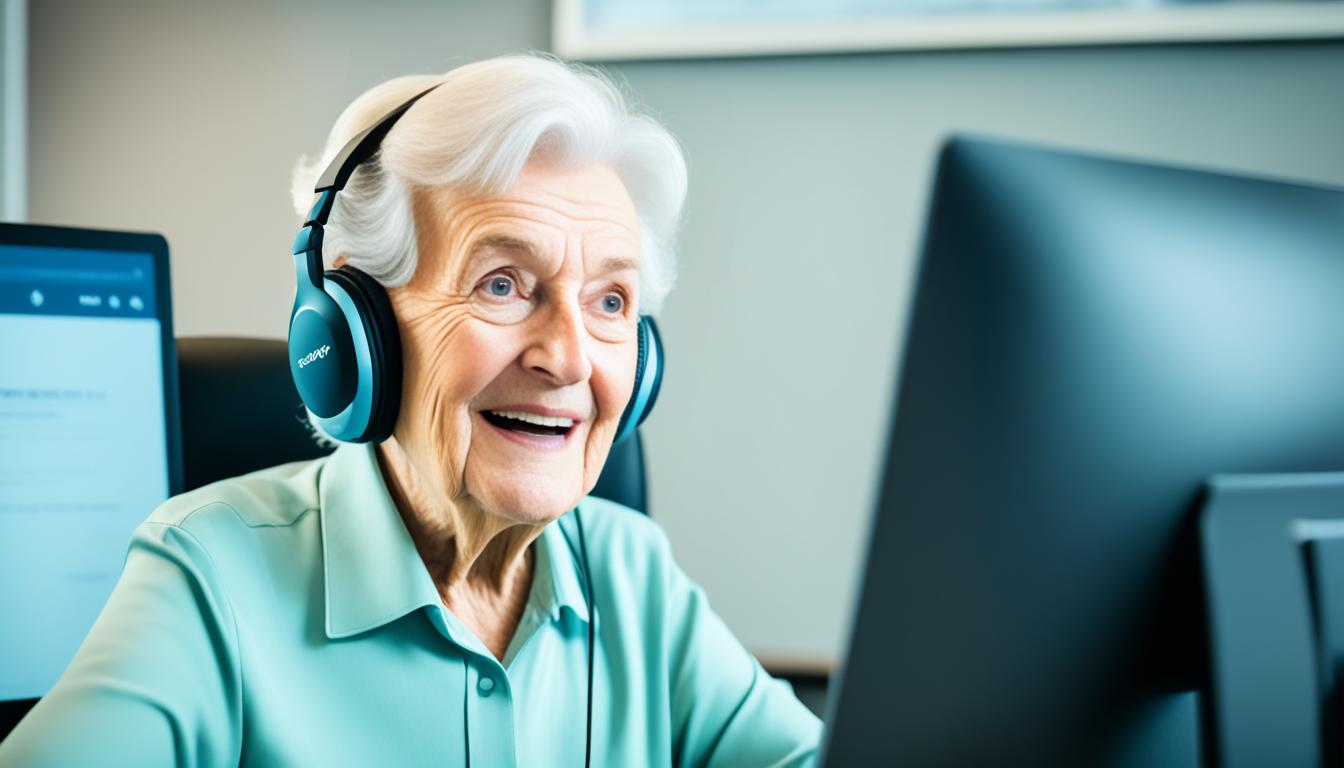 speech to text software for hard of hearing elderly