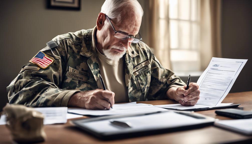 veterans applying for benefits