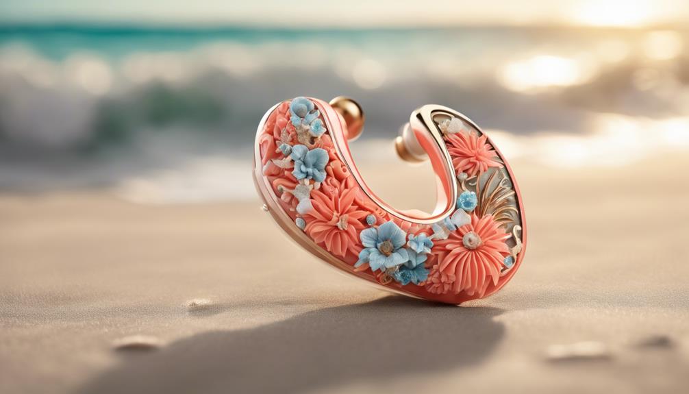 vibrant coral hearing aid