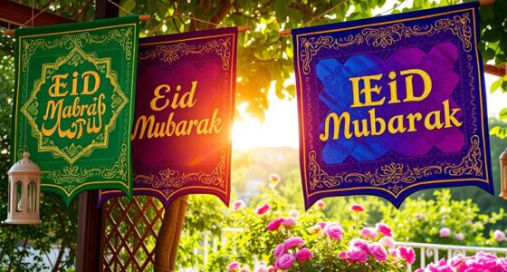 eid mubarak celebration banners