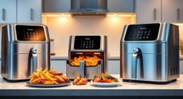 top double door air fryers