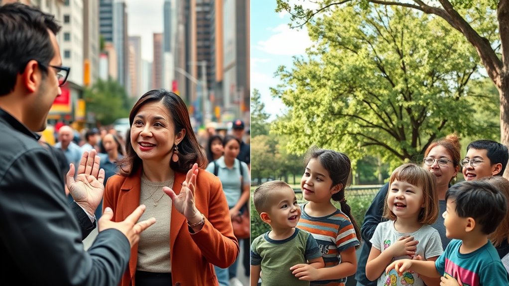 city life versus suburban living