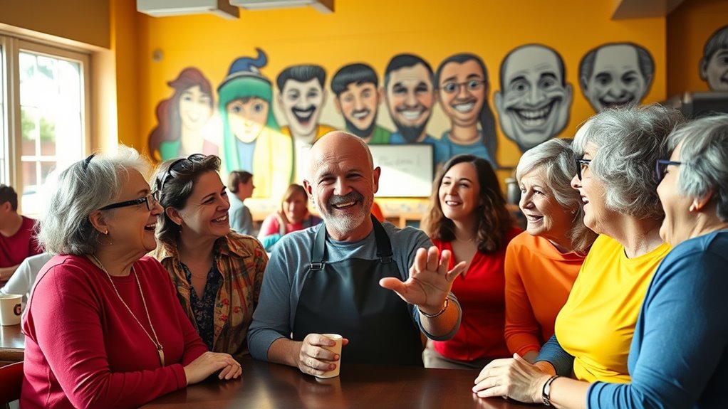 Deaf Humor: Jokes That Resonate Visually 4 dynamic social gathering places