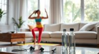 home workouts for the deaf