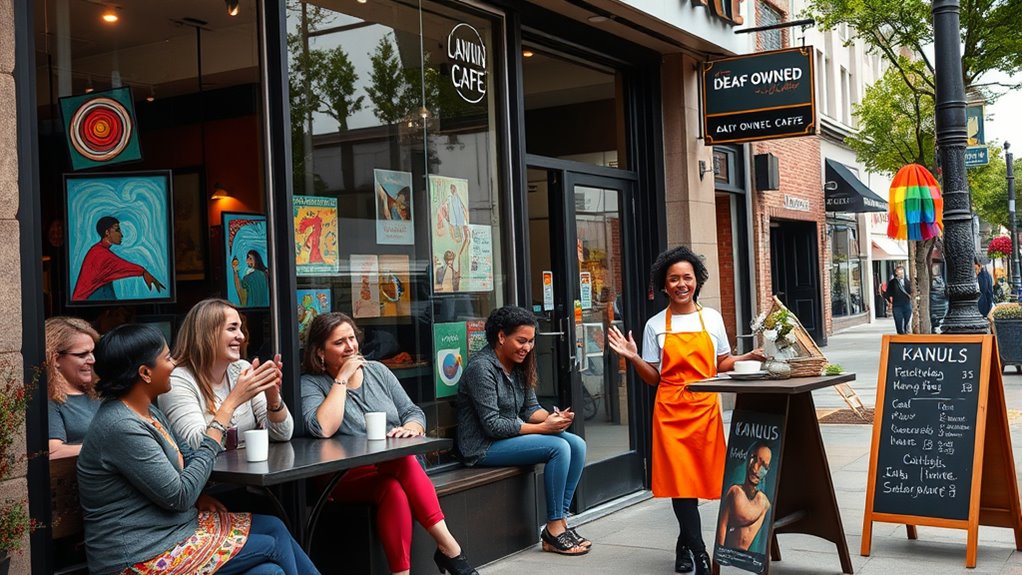Deaf-Owned Businesses to Support 4 inclusive urban spaces designed