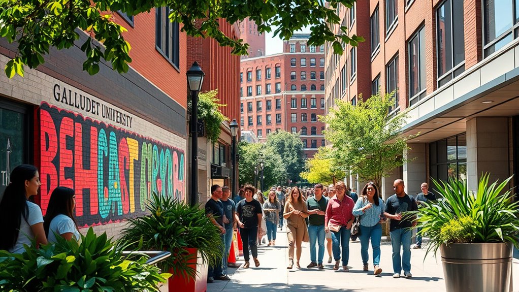 The Legacy of Gallaudet University 4 lively city environments thrive