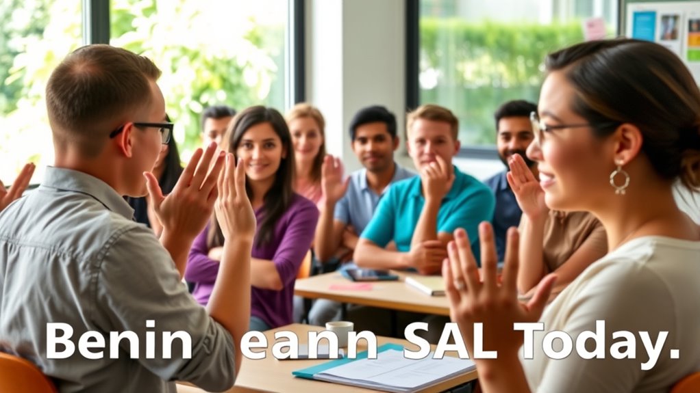 begin sign language learning