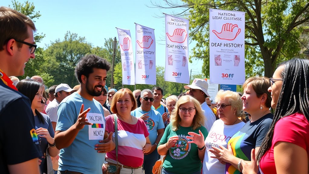 National Deaf History Month: What to Know 6 learn support participate share