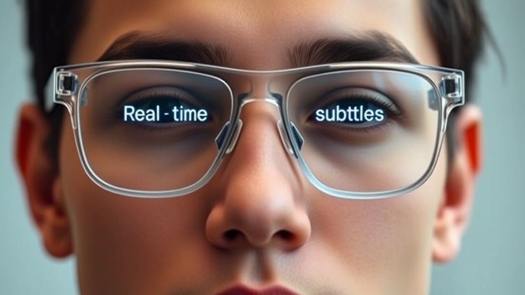 ar glasses provide live subtitles
