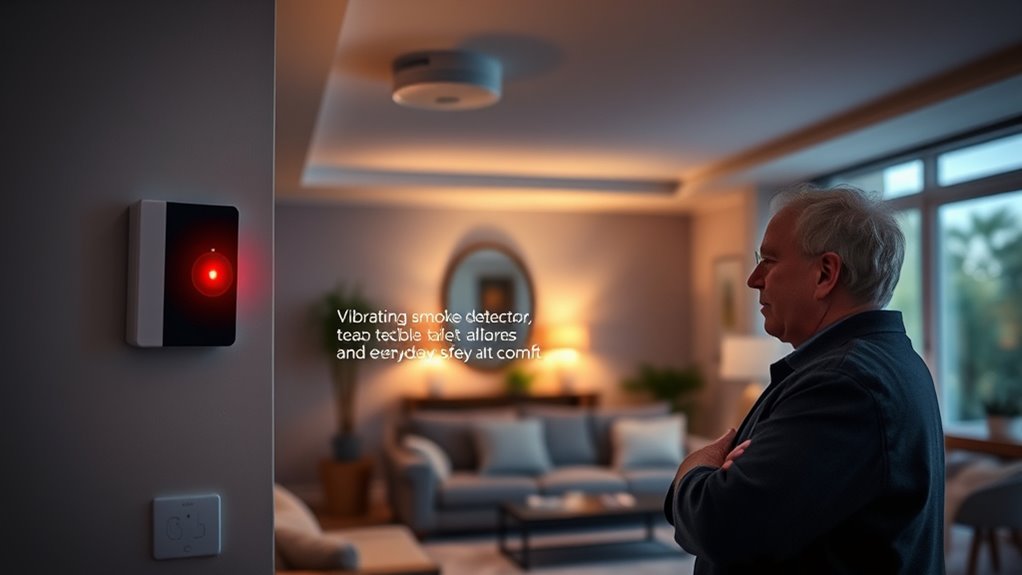 Visual Fire Alarms and Vibrating Smoke Detectors Enhance Home Safety for the Deaf 8 assistive alarms improve safety independence
