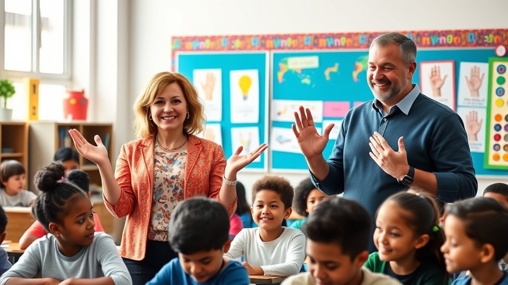 Deaf Teachers Matter: The Impact of Deaf Educators as Role Models 9 building connections through sign