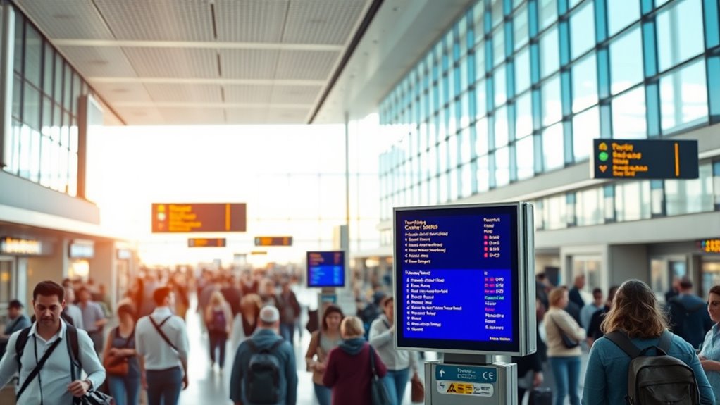 Airports and Stations Go Visual: Transit Alerts Now Deaf-Inclusive 6 deaf inclusive signage implementation strategies