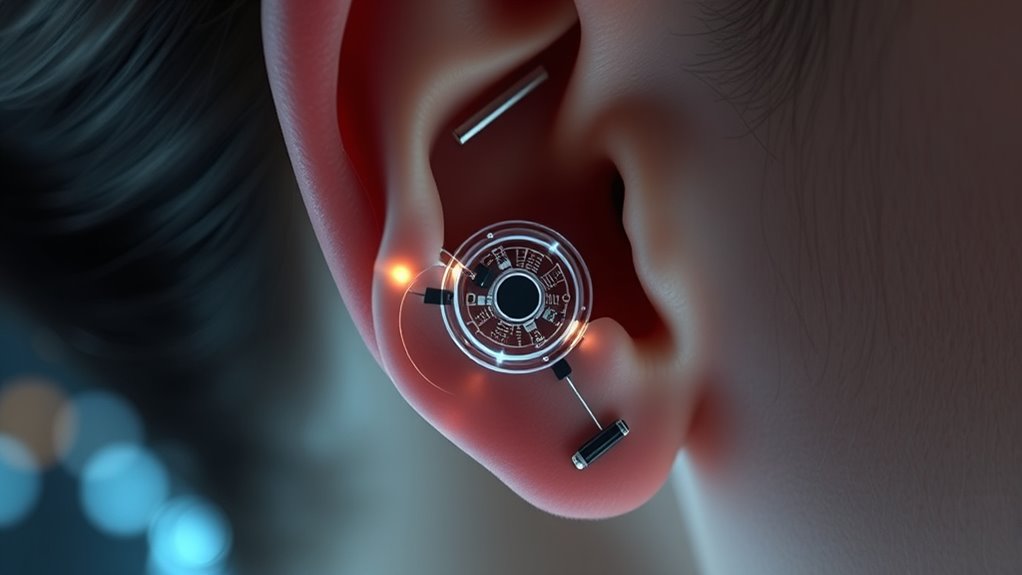 implantable brain integrated hearing