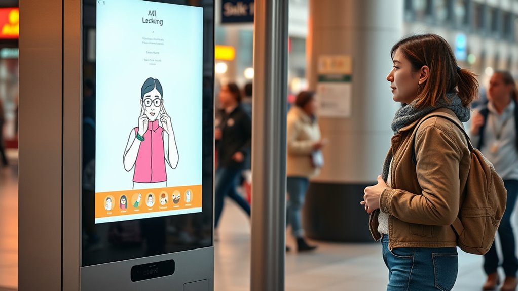 Smart Kiosks With AI Sign Language Assist Deaf Visitors in Public Spaces 10 inclusive respectful ai assistance