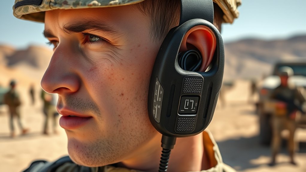 integrated communication ear protection