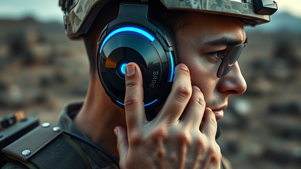 military tests high tech ear protection