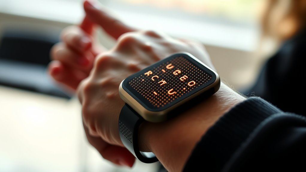 Wearable Tech Translates Sign Language Into Braille for Deafblind Users 3 sign language tactile conversion