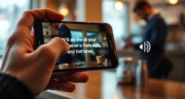 smartphones provide live captions