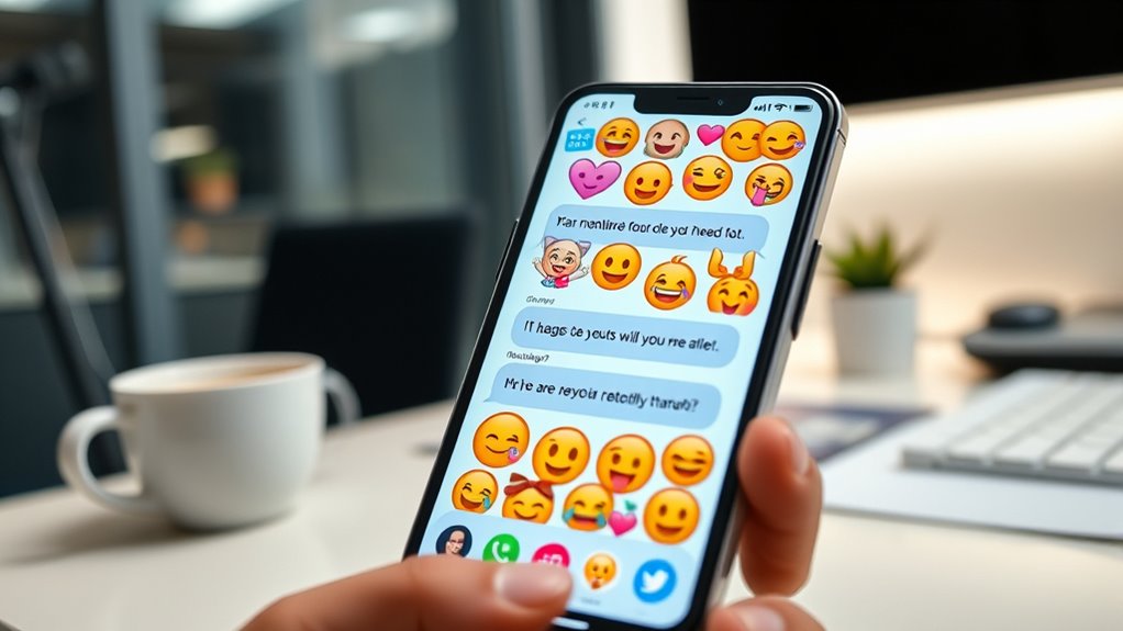 Using Emojis and GIFs to Enhance Text Conversations 8 balanced visual and textual communication