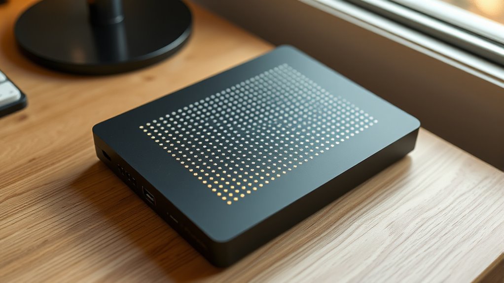 braille displays with alerts