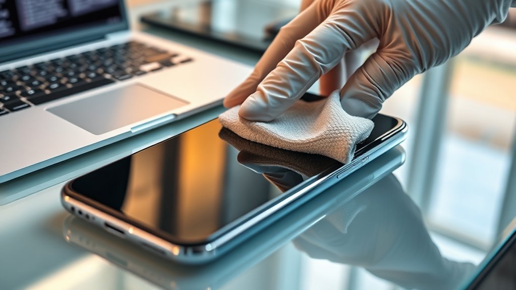 clean screens regularly