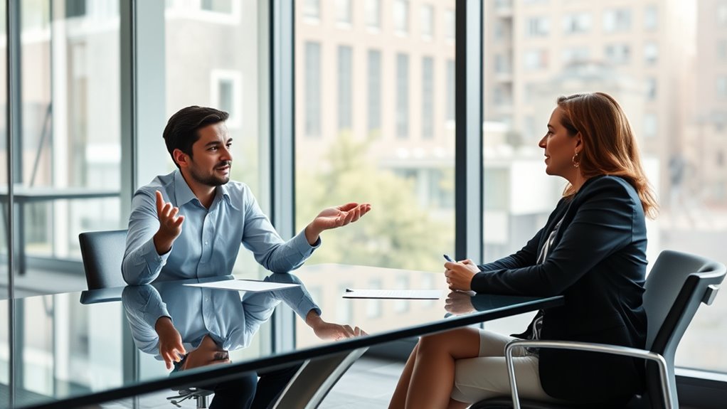 clear confident attentive communication