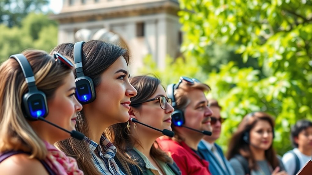 Group Tour Systems: Ensuring Everyone Hears the Guide 5 clear flexible tour audio