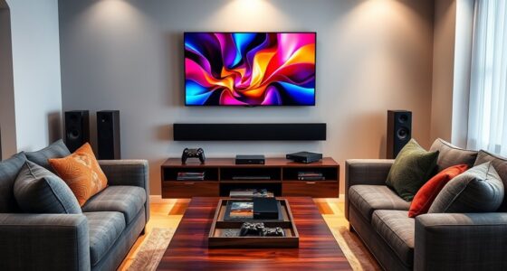 create caption friendly entertainment system