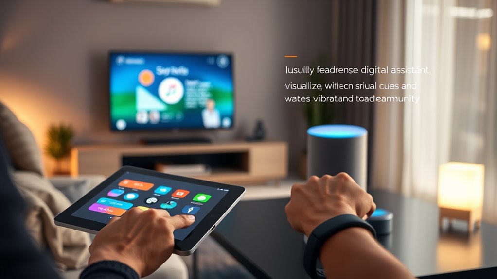 custom visual and haptic feedback