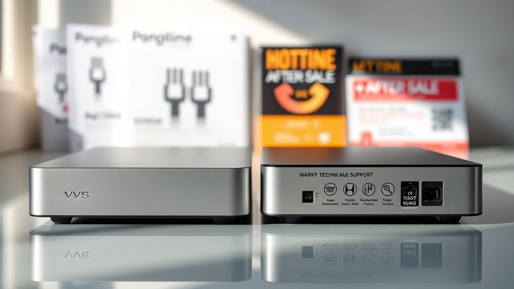 customer support and warranty coverage