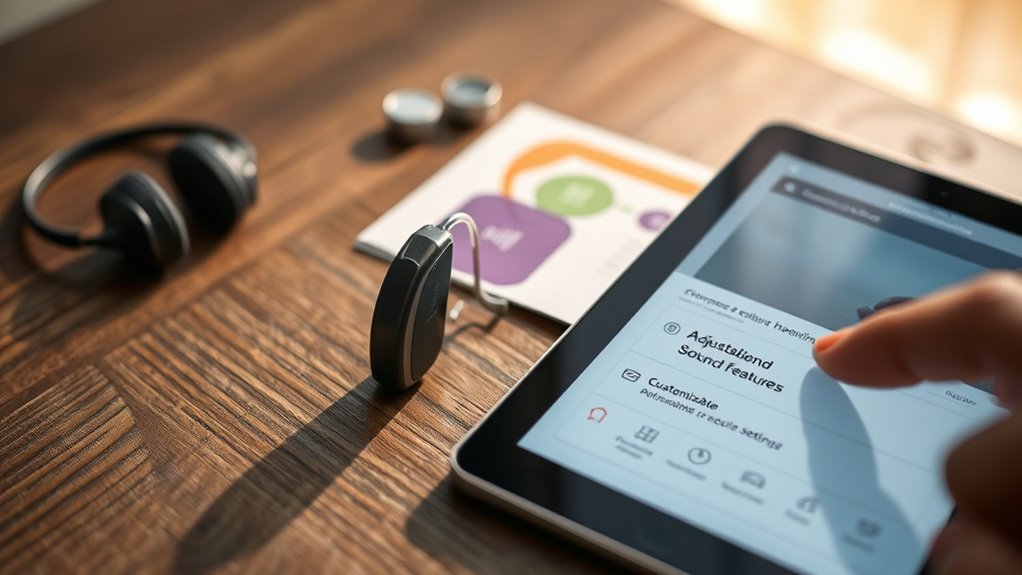 customize hearing aid settings