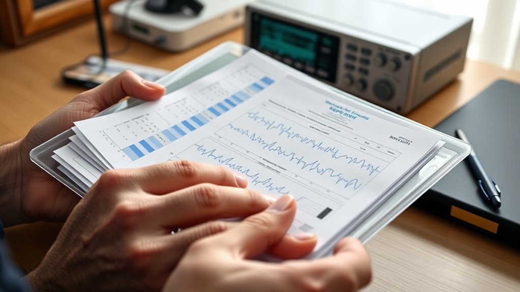 document hearing test records