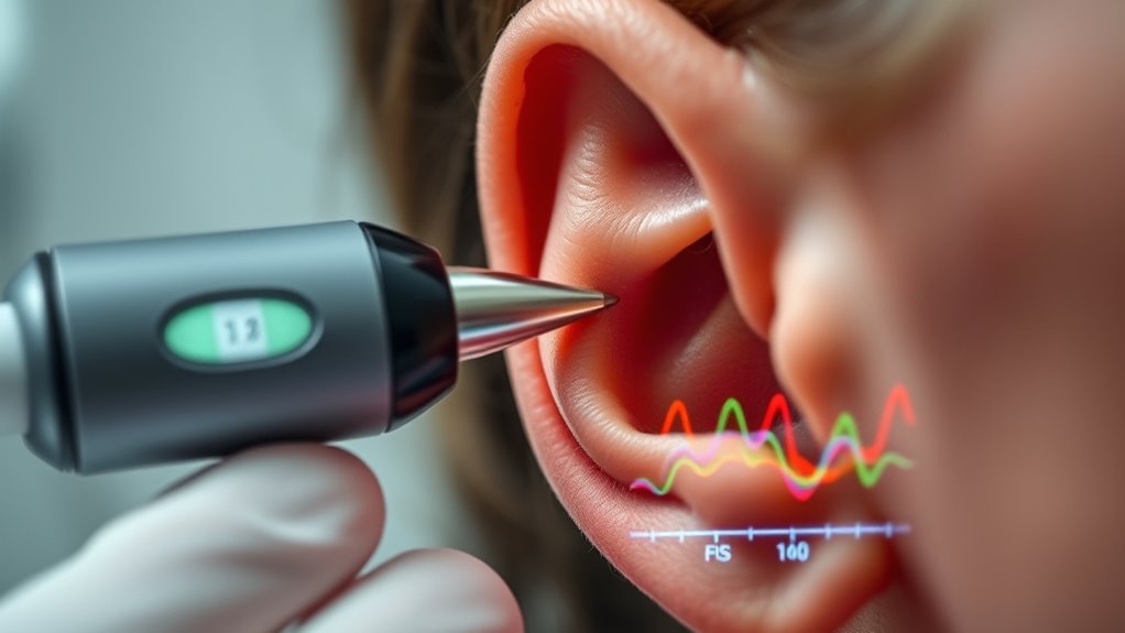 ear pressure testing results