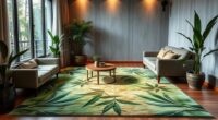 eco friendly bamboo silk rugs