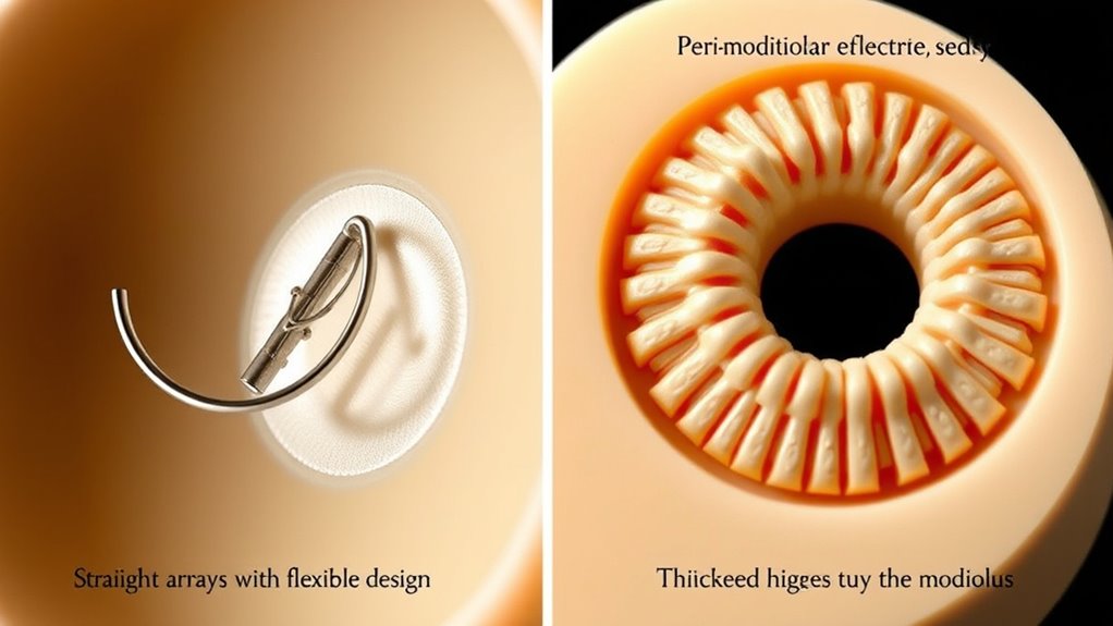 electrode array design comparison