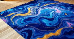 elegant abstract silk rugs