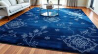 elegant durable navy rugs