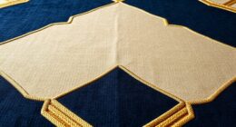elegant geometric silk rugs
