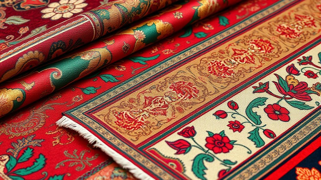 elegant persian silk carpets