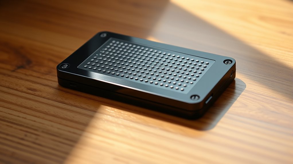 Case Study: Remote Braille Displays With Integrated Vibrational Alerts 3 ergonomic tactile reading device