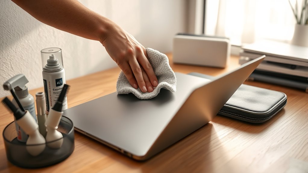 handle and store devices safely