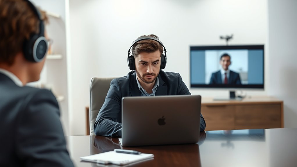 handling interviews with hearing difficulties