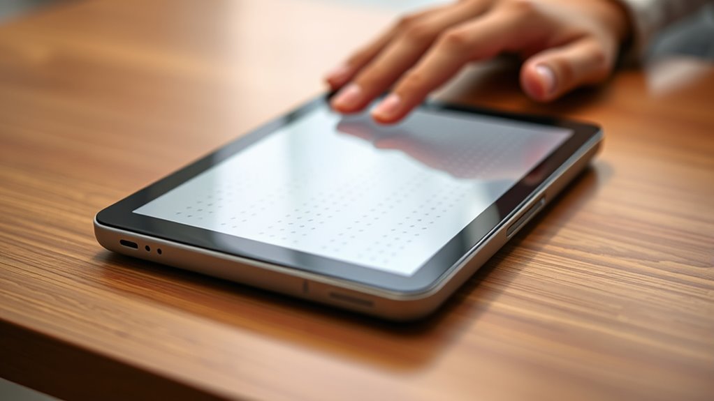 Case Study: Remote Braille Displays With Integrated Vibrational Alerts 4 haptic alerts improve accessibility